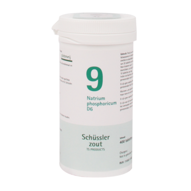 Schüssler Zout 9 Natrium Phosphoricum D6 (400 Tabletten)