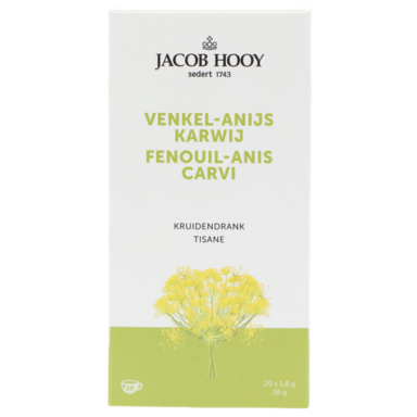 Jacob Hooy Venkel - Anijs - Karwij  (20 Theezakjes)