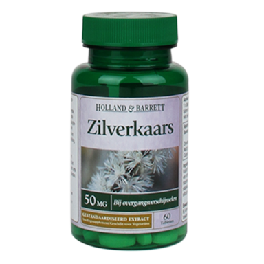 Holland & Barrett Zilverkaars, 50mg (60 Tabletten)