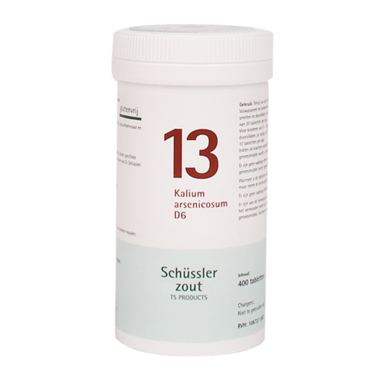 Schüssler Zout 13 Kalium Arsenicosum D6 (400 Tabletten)