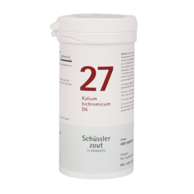 Schüssler Zout 27 Kalium Bichromicum D6 (400 Tabletten)