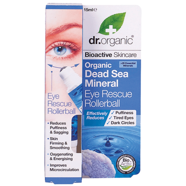 Dr. Organic Dead Sea Mineral Eye Rollerball - 15ml
