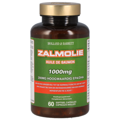 Holland & Barrett Huile de Saumon 1000mg 60 capsules