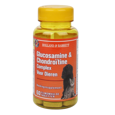 Holland & Barrett Glucosamine Chondroïtine Voor Dieren (60 Tabletten)