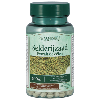 Nature's Garden Selderijzaad, 600mg (100 Tabletten)
