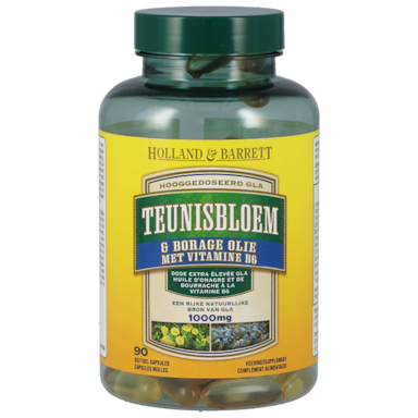 Holland & Barrett Teunisbloem & Borage Olie (90 Capsules)