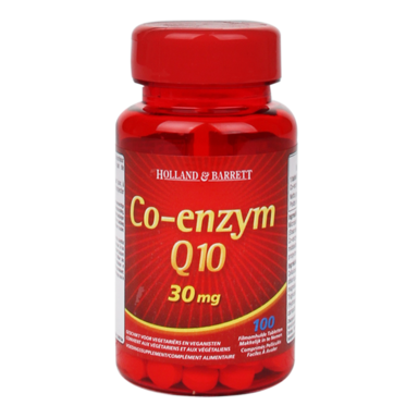 Holland & Barrett Co-Enzym Q10, 30mg (100 Tabletten)