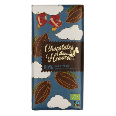 Chocolates From Heaven Puur 80% Cacao Bio - 100g