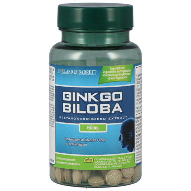Holland & Barrett Ginkgo Biloba, 60mg (60 Tabletten)