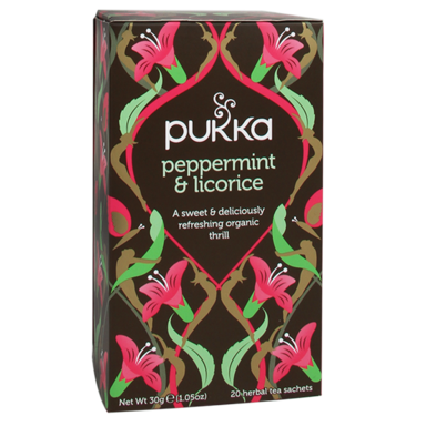 Pukka Menthe Poivrée et Réglisse Bio