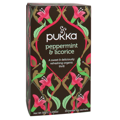 Pukka Peppermint & Licorice Bio (20 Theezakjes)