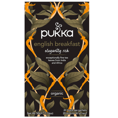 Pukka English Breakfast Bio (20 Theezakjes)