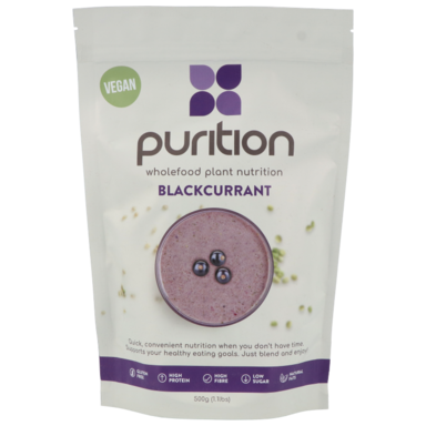 Purition Vegan Plant Proteine Zwarte Bes - 500g