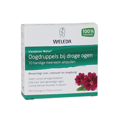 Weleda Visiodoron Malva Oogdruppels Droge Ogen - 10 ampullen