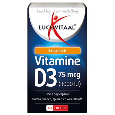 Lucovitaal Vitamine D3, 75mcg (70 Capsules)