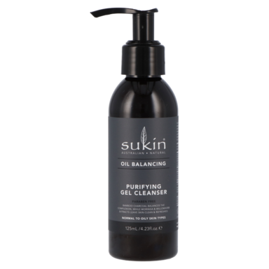 Sukin Oil Balancing Purifying Gel Cleanser Charcoal - 125ml