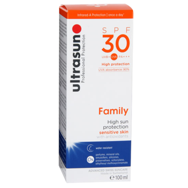 Ultrasun Family SPF30 Zonnebrandlotion - 100ml