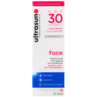 Ultrasun Face Zonnebrandlotion SPF30 - 50ml