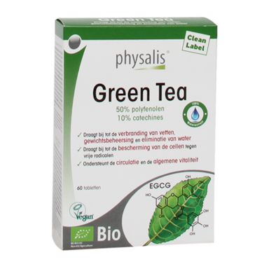 Physalis Green Tea Bio (60 Tabletten)