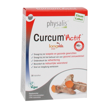 Physalis Curcum' Actif - 30 tabletten