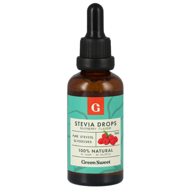 Green Sweet Stevia Framboos Vloeibaar - 50ml