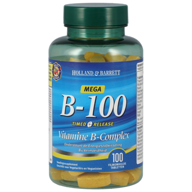Holland & Barrett Vitamine B100 Timed Release (100 Tabletten)