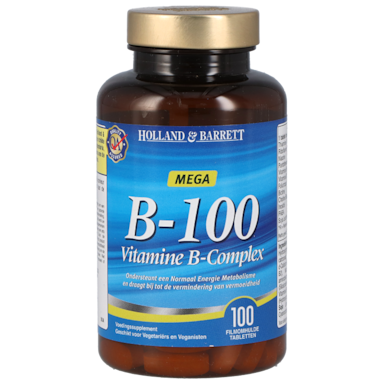 Holland & Barrett Vitamine B100 Complex (100 Tabletten)
