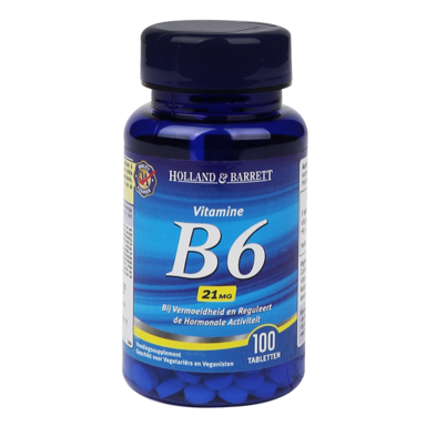Holland & Barrett Vitamine B6, 21mg (100 Tabletten)
