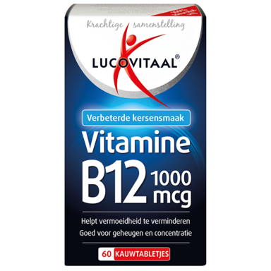 Lucovitaal Vitamine B12, 1000mcg (60 Kauwtabletten)