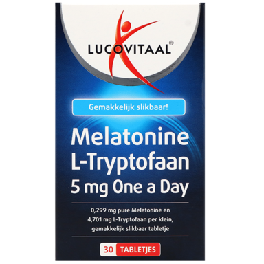 Lucovitaal Melatonine L-Tryptofaan (30 Tabletten)