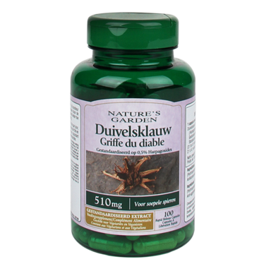 Nature's Garden Duivelsklauw, 510mg (100 Capsules)