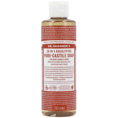 Dr.Bronner's Savon liquide à l'eucalyptus (240 ml)