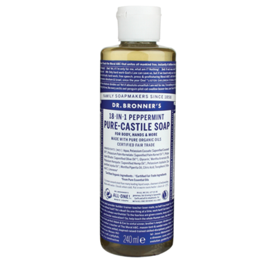 Savon liquide Dr. Bronner´s Menthe poivrée