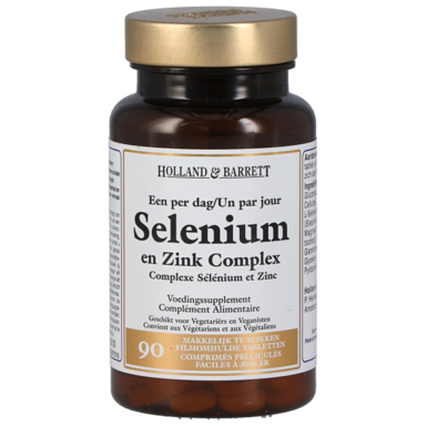 Holland & Barrett Selenium En Zink Complex, One A Day (90 Tabletten)