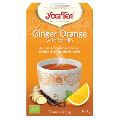 Yogi Tea Thé gingembre orange & vanille Bio