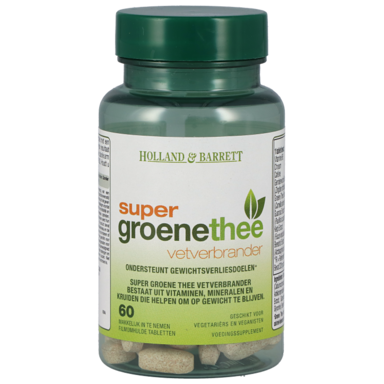 Holland & Barrett Super Groene Thee Vetverbrander (60 Tabletten)