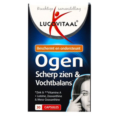 Lucovitaal Ogen Scherp Zien & Vochtbalans (30 Capsules)