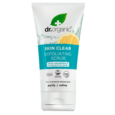 Dr. Organic Skin Clear Tea Tree Face Scrub - 150ml
