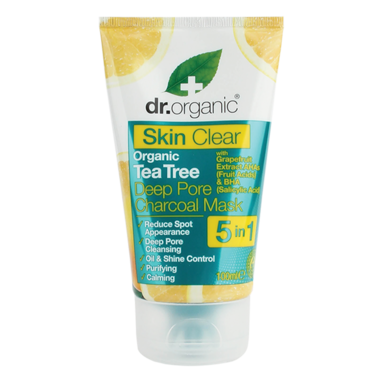 Dr. Organic Skin Clear Tea Tree Deep Pore Charcoal Mask
