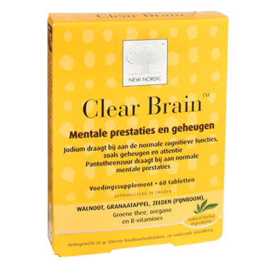 New Nordic Clear Brain (60 Tabletten)
