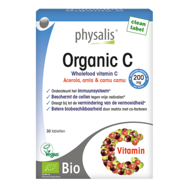 Physalis Organic Vitamine C 250 mg Bio