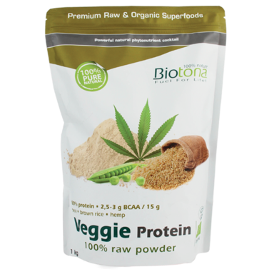 Biotona Poudre de Protéine Veggie - 1000g