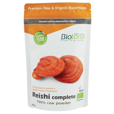 Biotona Reishi Complete Raw Poeder Bio (150gr)