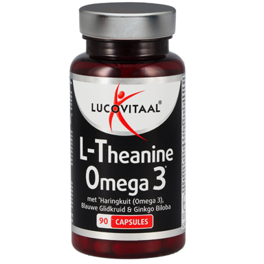 Lucovitaal L-Theanine Omega-3 - 90 Capsules
