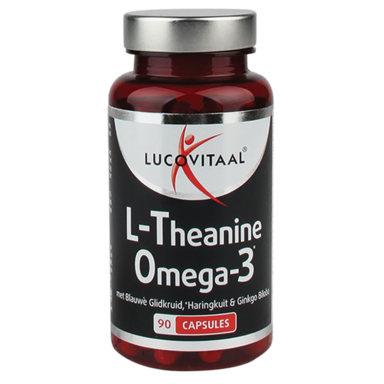 Lucovitaal L-Theanine Omega-3 (90 Capsules)