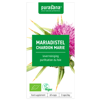 Purasana Mariadistel Bio, 200mg (120 Capsules)