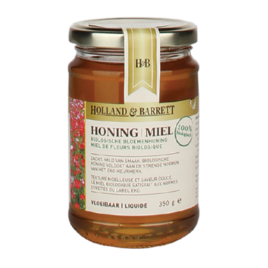Holland & Barrett Miel de fleurs liquide bio (350 g)