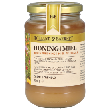 Holland & Barrett Bloemenhoning Crème 450gr