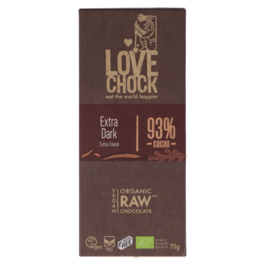 Lovechock Extra Foncé 93% Cacao - 70g