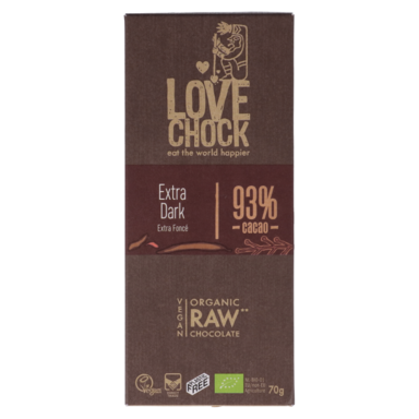 Lovechock Extra Dark 93% Cacao Bio (70gr)